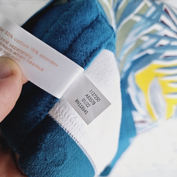 CACIQUE | leaf palm tree tropical pattern wireless bra - Picture 8 of 8